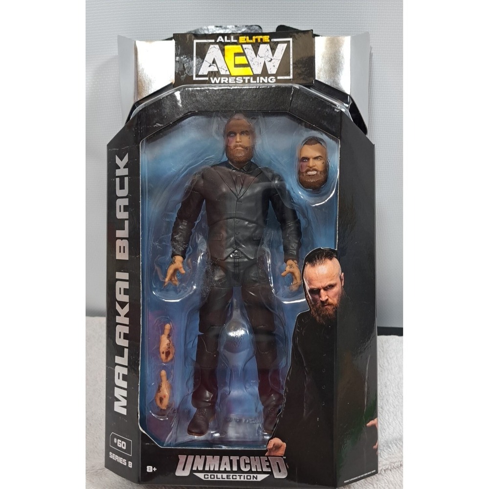 AEW Unmatched Series 8 Malakai Black Action Figure 60 House of Black Jazwares‎